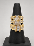 14K TRIO WEDDING RINGS CZ BTJ™