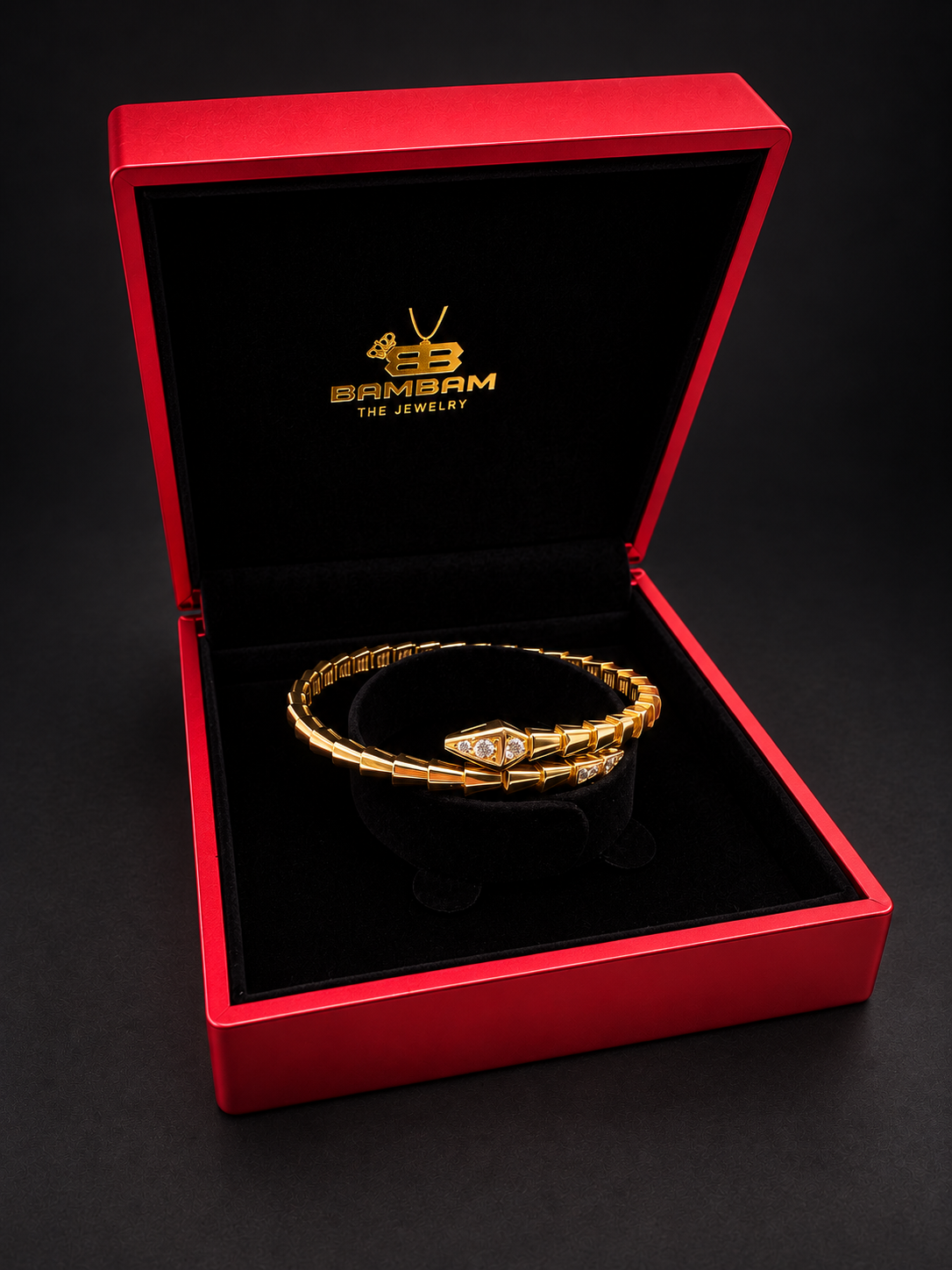 14K YELLOW GOLD SNAKE BRACELET 4.7MM (18 CM) BTJ ™