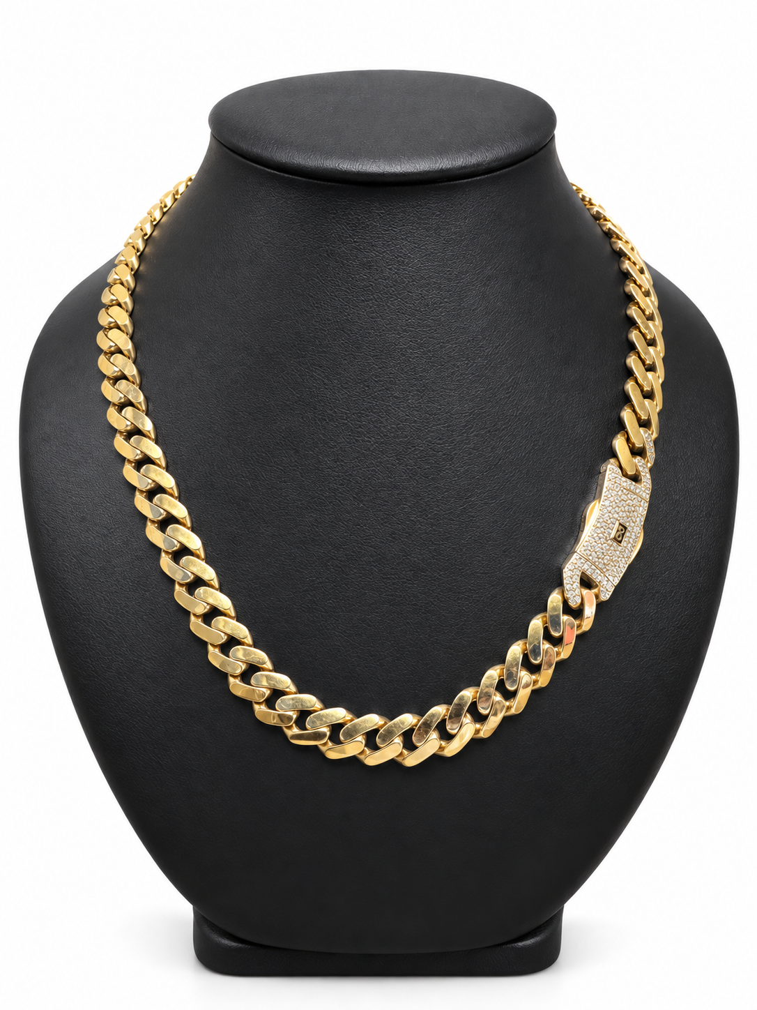 14K YELLOW GOLD HOLLOW MONACI CHAIN(10.5MM) 20" INCHES