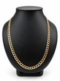 14K SOLID CUBAN CHAIN(7.0MM) TWO TONE