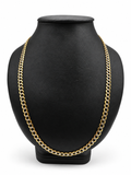14K SOLID CUBAN CHAIN(6.0mm) 24"
