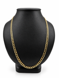 14K SOLID CUBAN CHAIN(6.0) 24"