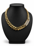 14K YELLOW GOLD HOLLOW ITALLO CHAIN(17.0MM) 20" INCHES