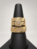 14K TRIO WEDDING RINGS CZ BTJ™