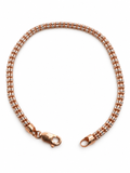 14K ROSE GOLD MOON ICE BRACELET(3.3MM)