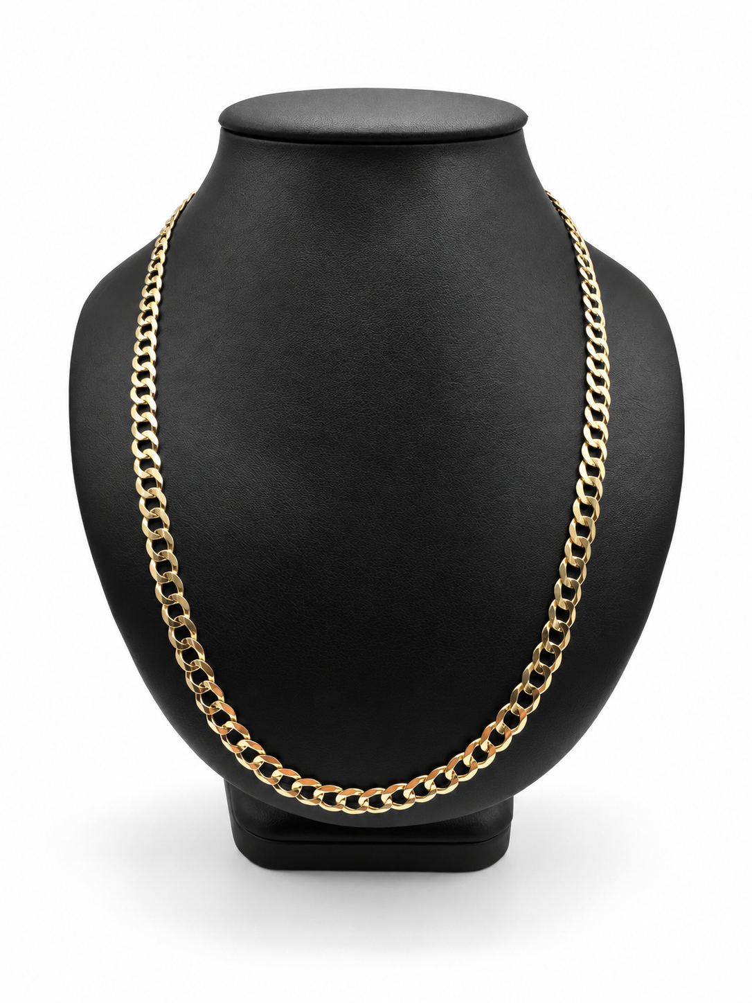 14K SOLID CUBAN CHAIN(7.0) 24"