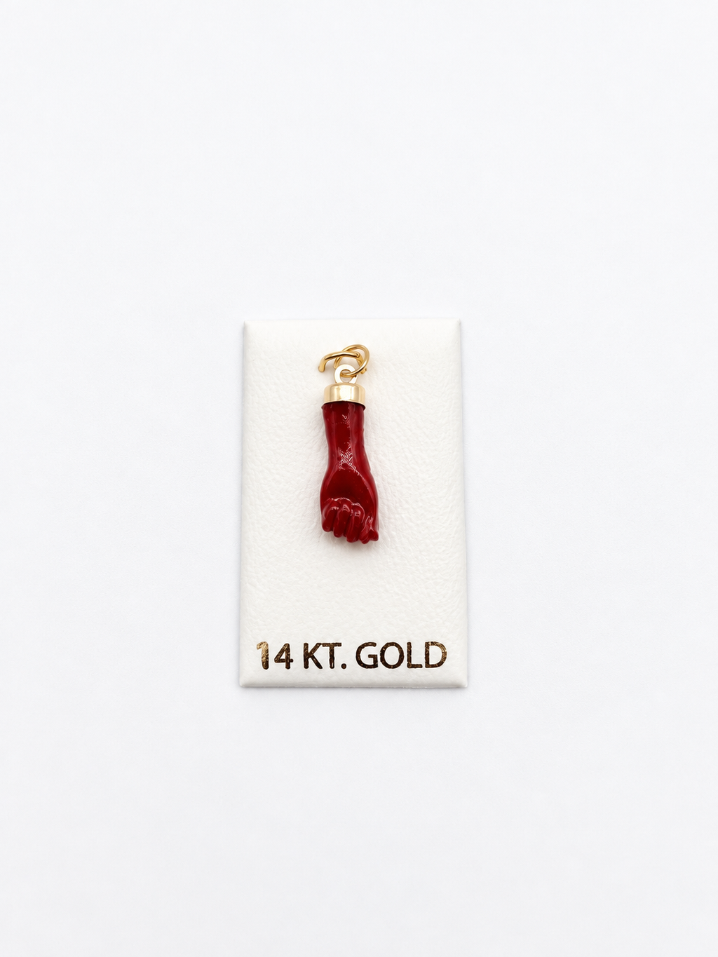 14K AZABACHE RED STONE BTJ™