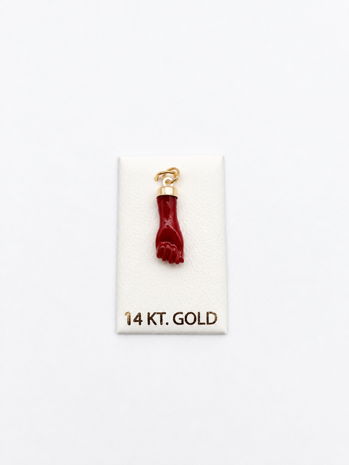 14K AZABACHE RED STONE BTJ™
