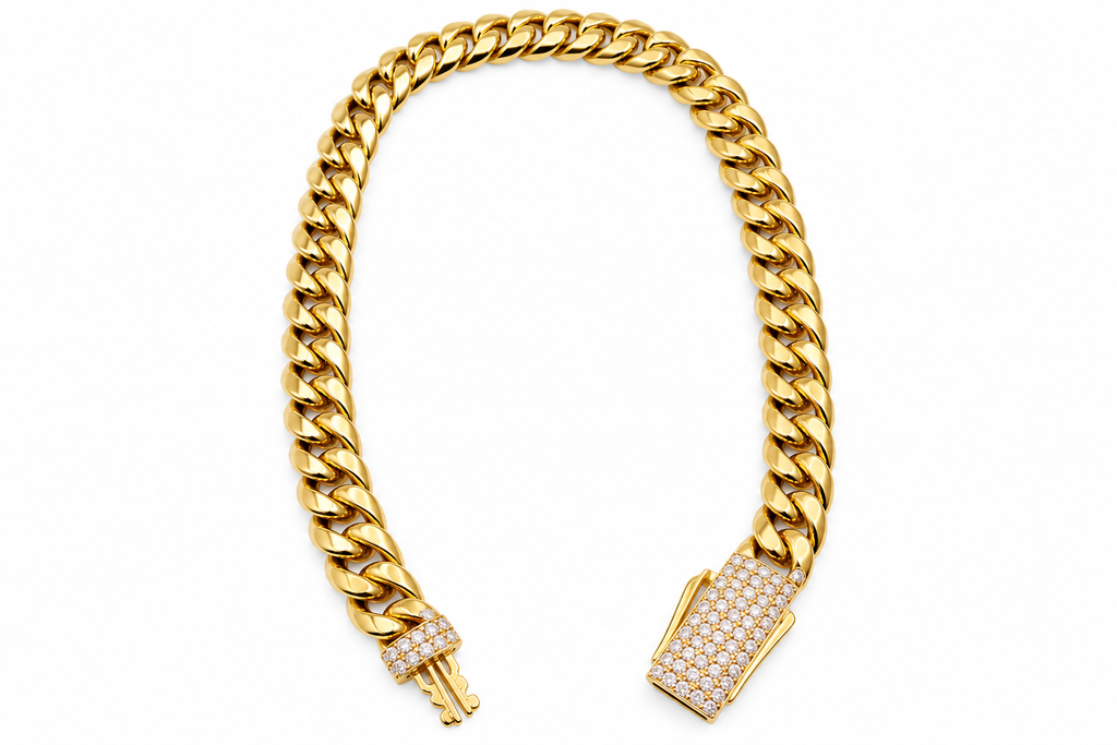 14K HOLLOW JINGLE BRACELET 7MM BTJ™
