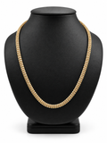 14K YELLOW GOLD MOON ICE CHAIN (4.5MM)22"