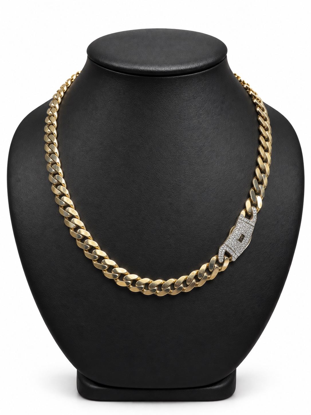 14K YELLOW GOLD HOLLOW MONACI CHAIN(10.5MM) 22" INCHES