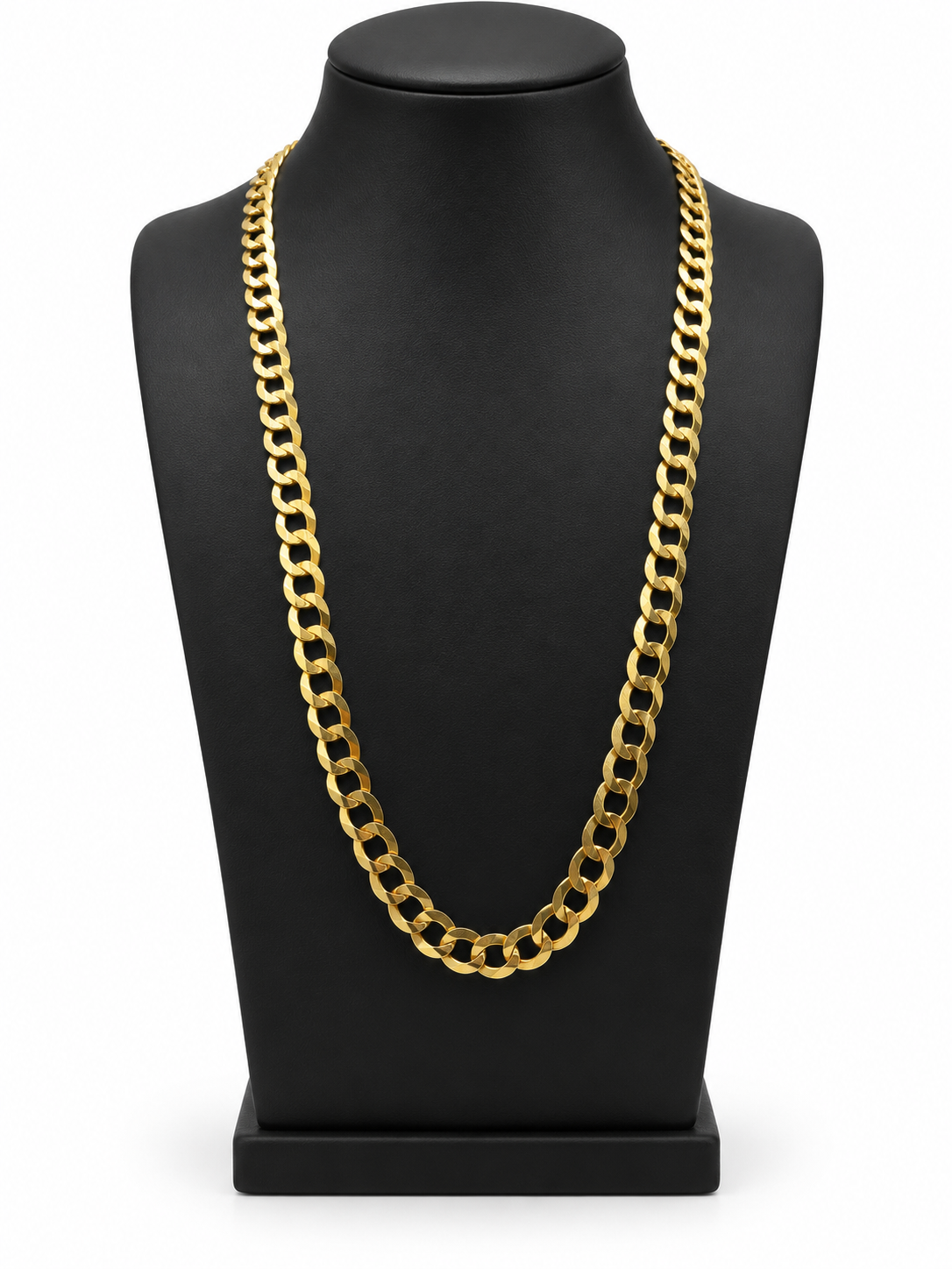 14K SOLID CUBAN CHAIN(9.5)