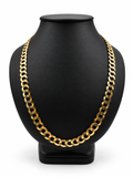 14K SOLID CUBAN CHAIN(9.5) 24"
