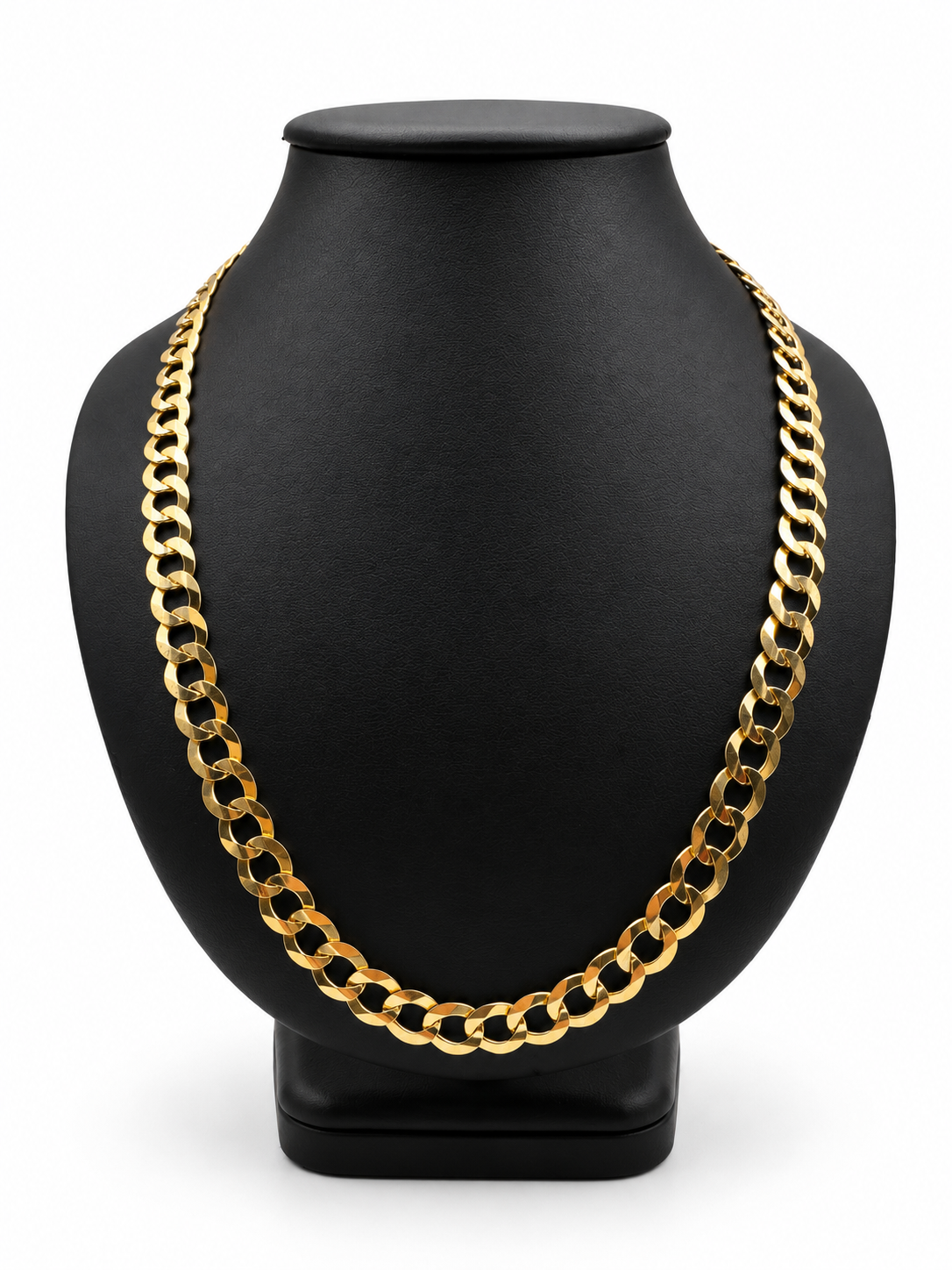 14K SOLID CUBAN CHAIN(9.5) 24"