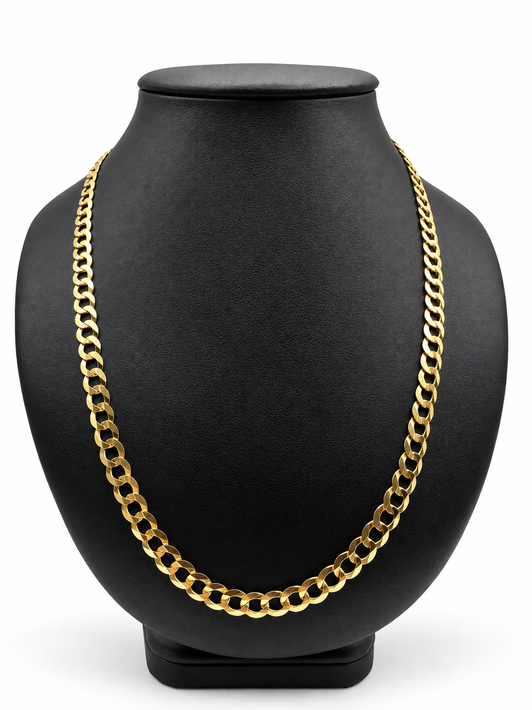 14K SOLID CUBAN CHAIN(7.0) 22"