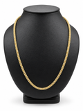 14K YELLOW GOLD MOON ICE CHAIN (3.5MM)22"