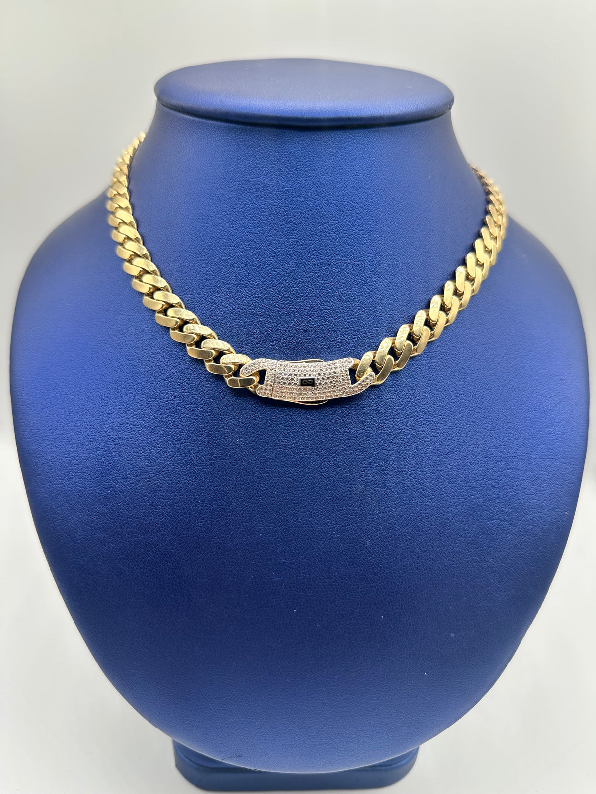 14K HOLLOW MONACI CHOKER 9mm /16"