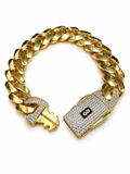14K HOLLOW MONACI BRACELET 16MM BTJ™