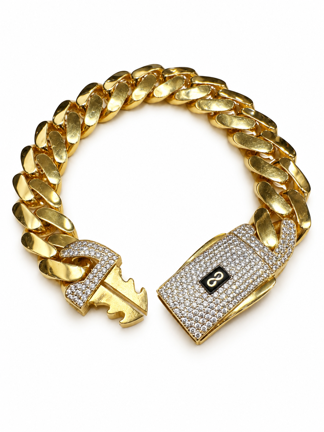 14K HOLLOW MONACI BRACELET 16MM BTJ™