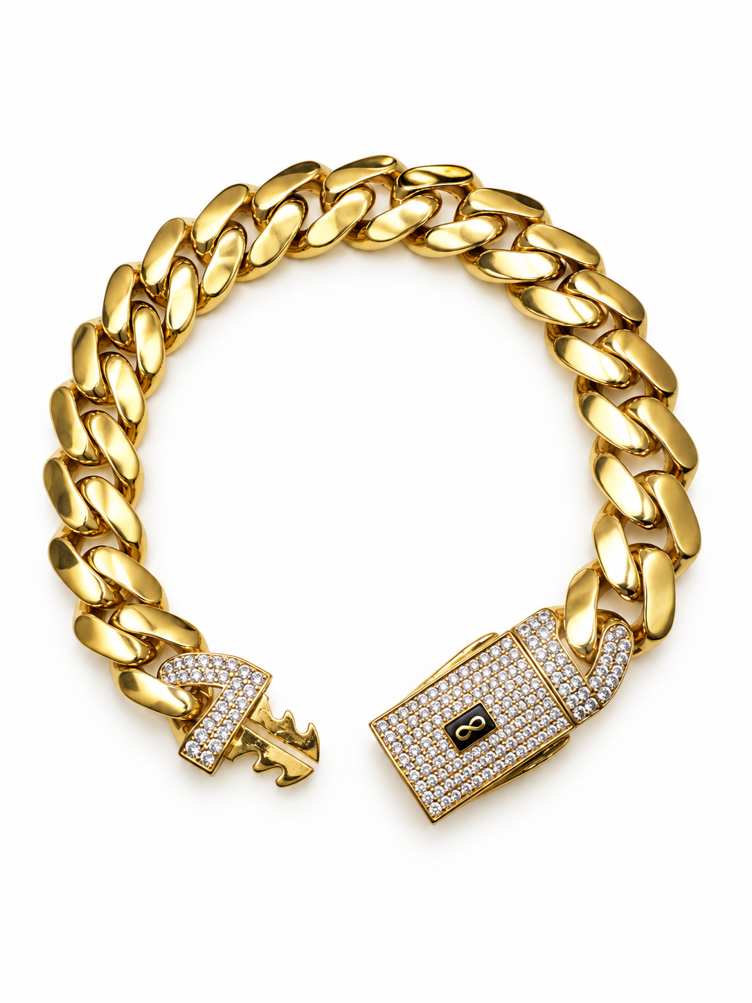 14K HOLLOW MONACI BRACELET 13MM BTJ™